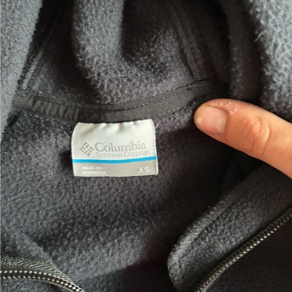 men columbia fleece steens 2.0 jacket xs Black NWOT Double Pockets Zip Comfy War - Picture 8 of 13